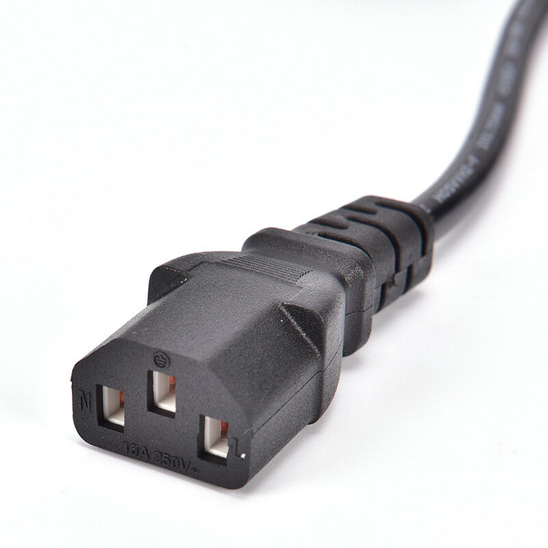 1.5m Long IEC Kettle Lead Power Cable 3 Pin UK Plug PC Monitor TV C13 Cord  3C