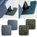 2 Pairs Treadmill Shock Absorbing Mat Non-Slip Rubber Home Fitness Floor Pad