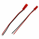 5 Pairs 22AWG 100mm Cable w 2Pin JST M F Plug for RC Battery Motor Connecti