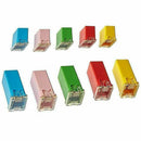 10 Pc Car Fuse FMX Female Maxi Fuse Assortment LOW and TALL/STD Shaped Asso Y3I8