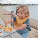 Adjustable Silicone Bib Baby Feeding Saliva Towel Burp Cloth Aprons (F) A