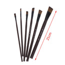 6X Nylon Acrylic Oil Paint Brushes For Art Artist Supplies Watercolor pen&U