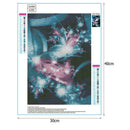 5D DIY Full Drill Diamond Painting Flower Cross Stitch Embroidery Mosaic