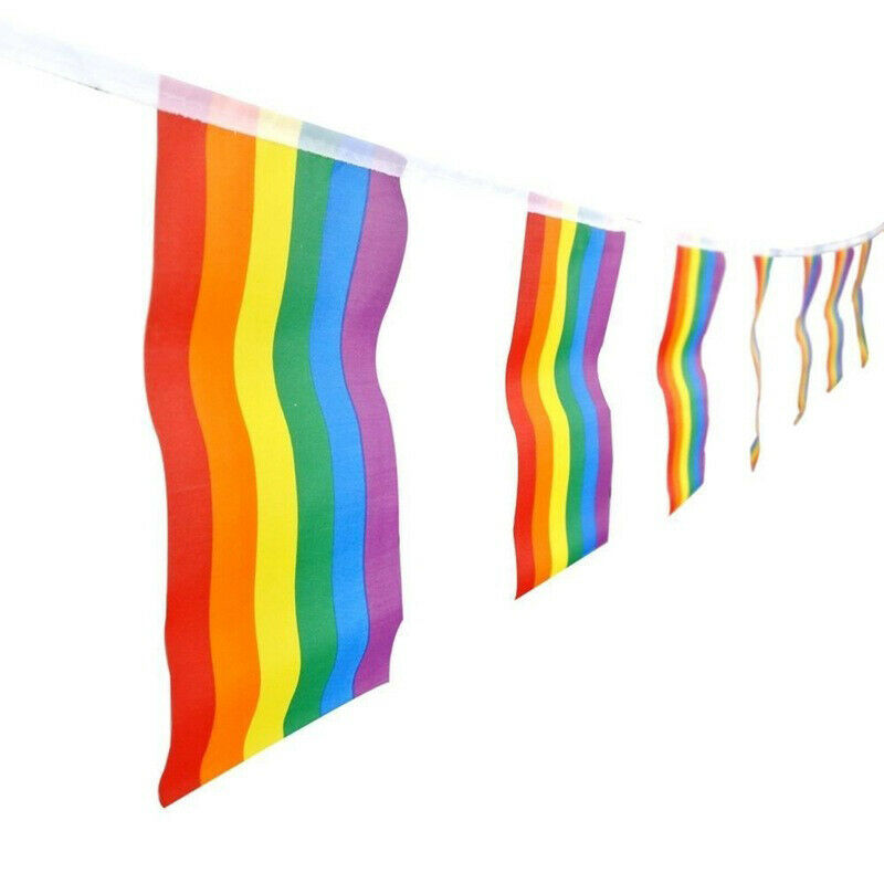 4X(5M Colourful Festival Bunting Flag 20 Flags Party Decoration Banner C3S3)