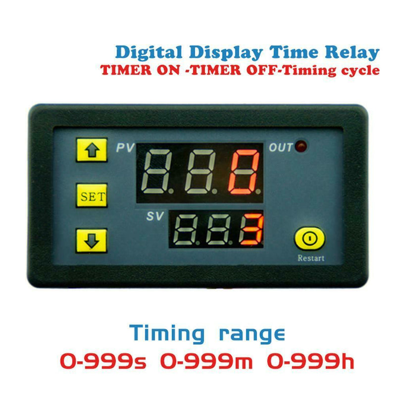 DC12V 20A Digital Display Time Delay Relay Timing Timer Cycling Module