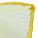10 x Office Grid A5 File Document Paper Zip Pocket Holder Yellow G3W4