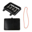 2pcs External Waterproof Dustproof Junction Boxes Cable Connector with 6 Diodes