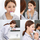 Ultrasonic Electric Toothbrush U-Type Sonic Whitening Silicone Brush White