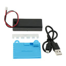 For Micro Bit Kit Silicone Protective Case Cover with Power Supply Cable Set,