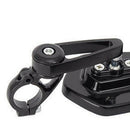 Universal Motorbike Motorcycle Scooter Handle Bar Rearview Side Mirror Aluminum