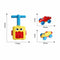 Fun Inertia Balloon Powered Car Toys Aerodynamics Inertial Kids Power 2020 F6Q3
