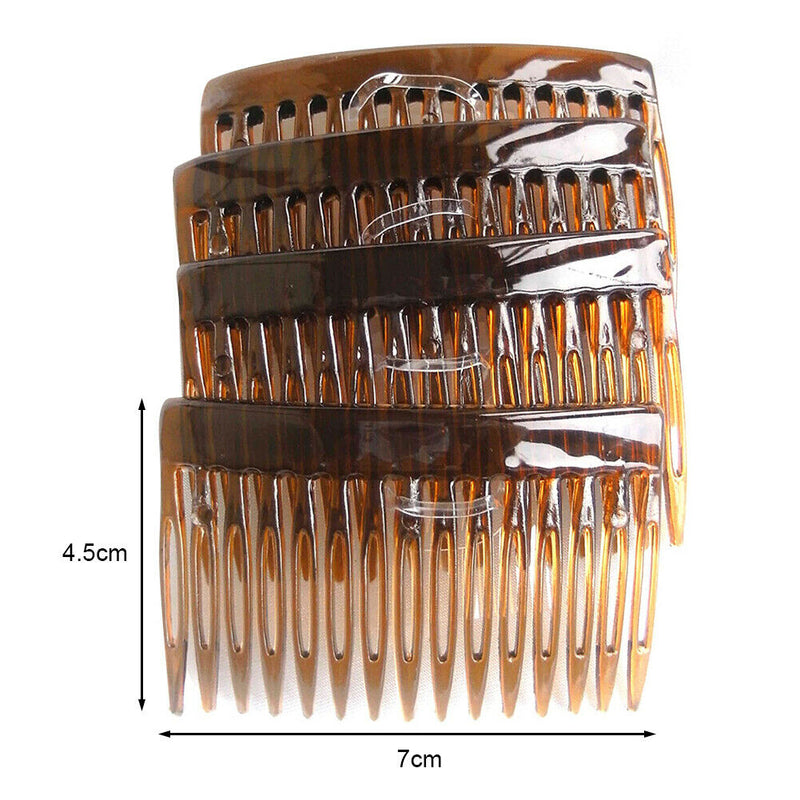 4x 15 Teeth Plastic Hair Combs Pins Wedding Bridal Headdress Hair Jewelry