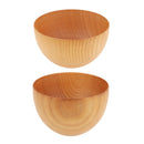 2xWooden Bowl for Cereal Rice Soup Home Outdoor Camping Dinner Lunch Kitchenware