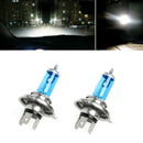 2x Super White H4 100W 9003 Bi-Xenon HID High Low Beam Headlight Bulb 6000K N7