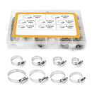 80Pcs/Set Boxed Stainless Steel Adjustable Pipe Clamp Clamp Hoop American H