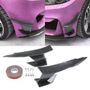 300mm Front Lip Splitter Fins Body Spoiler for  3-Series F80 M3 2015-2019