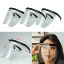 3x Clear Safety Full Face Shield Visor Goggles Splash-proof Transparent