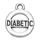 10 Pieces Diabetic Necklace Bracelet Pendant DIY Jewelry Making Charms Beads