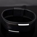 Kid Boy Girl Sport Digital Wristwatch LED Electronic Bracelet Watch (Black)