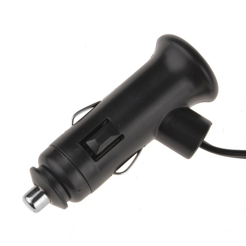 12V/24V Car 3 Sockets Cigarette Lighter Splitter Dual USB Port Charger Adapter