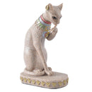 Sandstone Ancient Egyptian Mau Cat Statue Sculpture Hand Carved Engraving