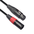For Camera Black XLR 5 Pin Female to XLR 3 Pin Male Plug Audio Wire Cord Cable