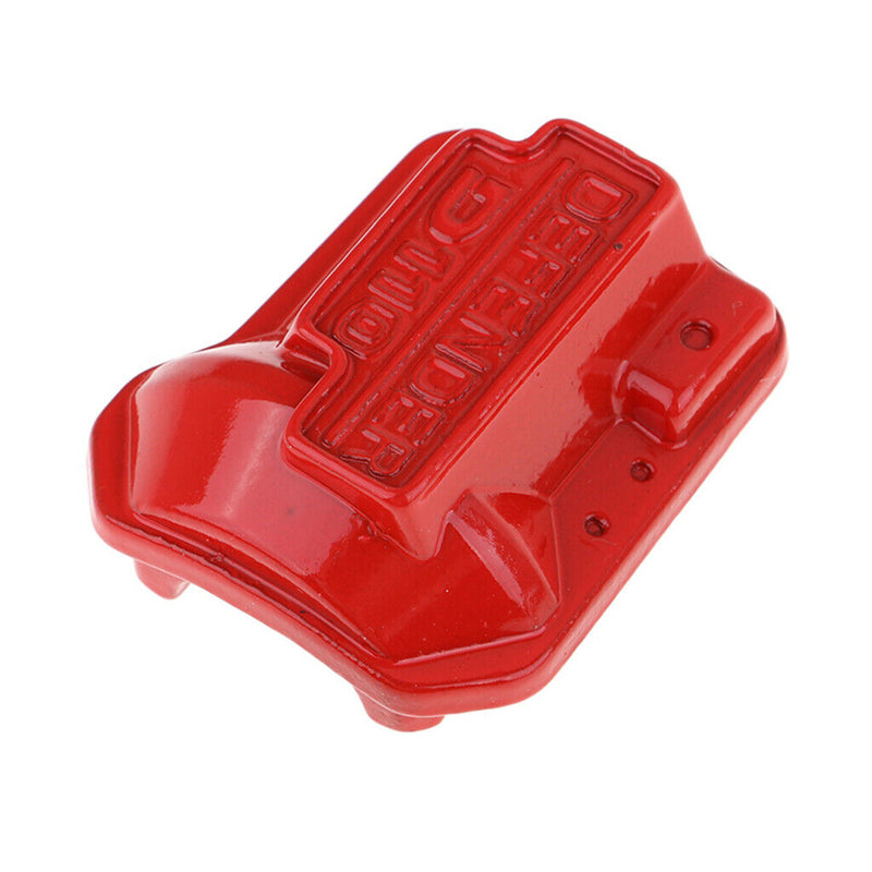 Metal Differential Housing Diff Cover (Red) for  TRX4 RC Crawler Accs