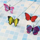 Lovely Butterfly On Sticks Home Decor Garden Vase Art Lawn Craft DecorationJC!E