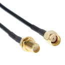 5M/16.4ft GR174 Antenna Extension Cable RP-SMA Male to Female Connector for