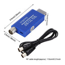 Set Top Box Adapter 61.25 MHZ Out RF Converter Accessories VGA TV Signal for Wii