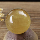 Natural Citrine Quartz Crystal Sphere Ball Healing 40mm Ball Stones Decor Gifts