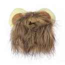 Pet Emulation Lion Hair Mane Cute Ear Pet Hat Cat Dog Cap Headband Headwear