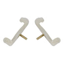 2pcs Violin 3/4 and 4/4 Size Violin Adjustable Shoulder Rest Rubber Feet