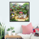 5D DIY Full Drill Diamond Painting Garden Cross Stitch Embroider Mosaic Kit