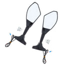 Rear View Mirrors Muscle LED Turn Signals Light Universal Replaceable