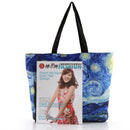 Women Canvas Shoulder Bag Large Capacity Handbag Shopping Bags Hobo Beach Tote