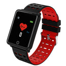 Electronic Sports Bluetooth Smart Watch Alarm Clock 180mAh Men Women Red