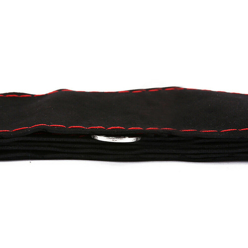 1 Set DIY Suede Car SUV Steering Wheel Cover Steering-wheel Hand Sewing Soft