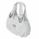 Fashion handbag Women PU leather Bag Tote Bag Handbags Satchel -Matte White X1J8