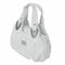 Fashion handbag Women PU leather Bag Tote Bag Handbags Satchel -Matte White X1J8