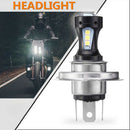 Universal H4 LED Bulb White Hi/Lo Beam Motorcycle Headlight 6500K DC9V-32V X 1
