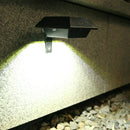Solar Outdoor Wall Light Waterproof 12 LED Garden Street Lamp (White Light)