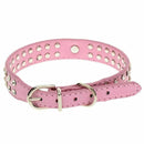 1pcs 2 Rows Bling Rhinestone Cat Puppy Collar Necklace Bling Heart Studded