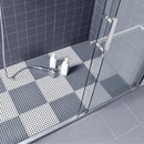 Pack Of 6 Non-skid Bathtub Mat Splicing Hollow Tiles Carpet Kitchen Bathroom