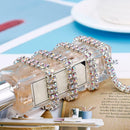 1 Yard Double Row Sparkle Rhinestones Chain DIY Mobile Phone Shell Stickers