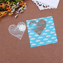 1pcs Love Flower Metal Cutting Die Stencil Embossing Template for Scrapbook Gift