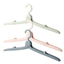 Portable Travel Foldable Plastic Clothes Holder Racks Folding Clothes Hange L7D7