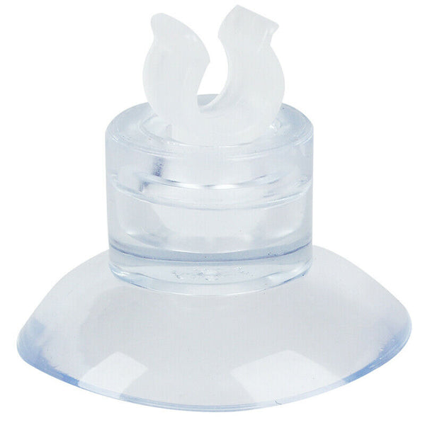10 Pcs Aquarium Clear Suction Cup Airline Tube Holders Clips Clamps P4G3