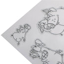 cute pig craft transparent clear stamp for diy scrapbooking card decoration ME