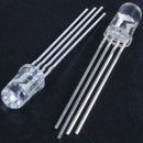 100 pcs 5mm Red Green Blue Slow Flash LED Diode Lights DC 3V 20mA Bulb Lamp M6F1